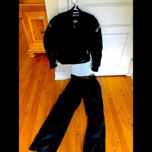 Ladies joe rocket motorcycle jacket and pants